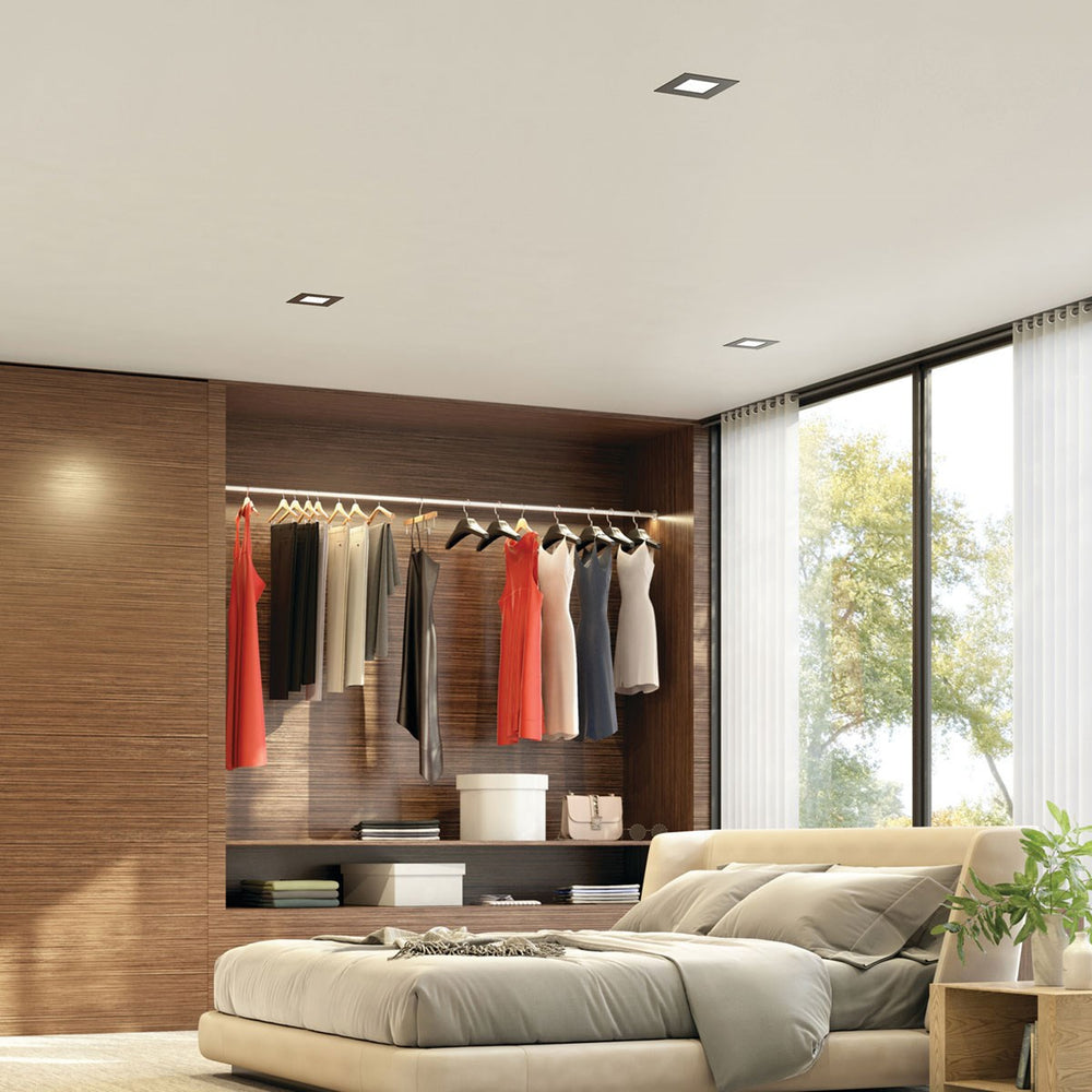 Kichler Canada - DLTSL06SBKT - Slim Downlight Trim - Direct To Ceiling Unv Accessor - Textured Black