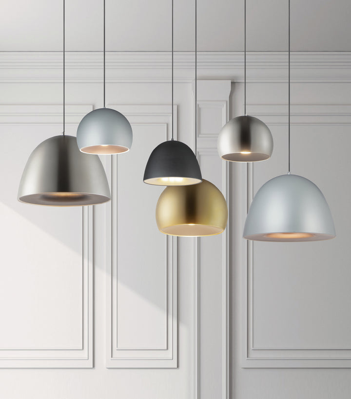 ET2 - E24916-DGCOF - LED Pendant - Fungo - Dark Gray / Coffee