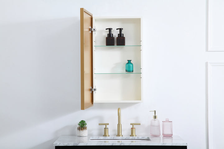 Elegant Lighting - MR571728BRS - Medicine Cabinet - Wyn - Brass