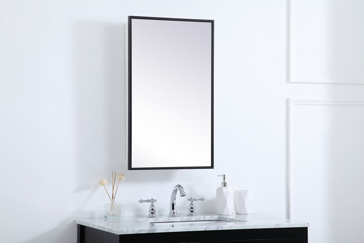 Elegant Lighting - MR571728BLK - Medicine Cabinet - Wyn - Black