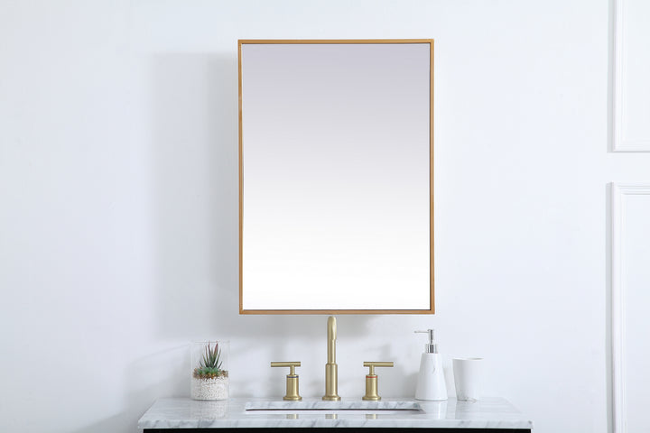 Elegant Lighting - MR572028BRS - Medicine Cabinet - Wyn - Brass