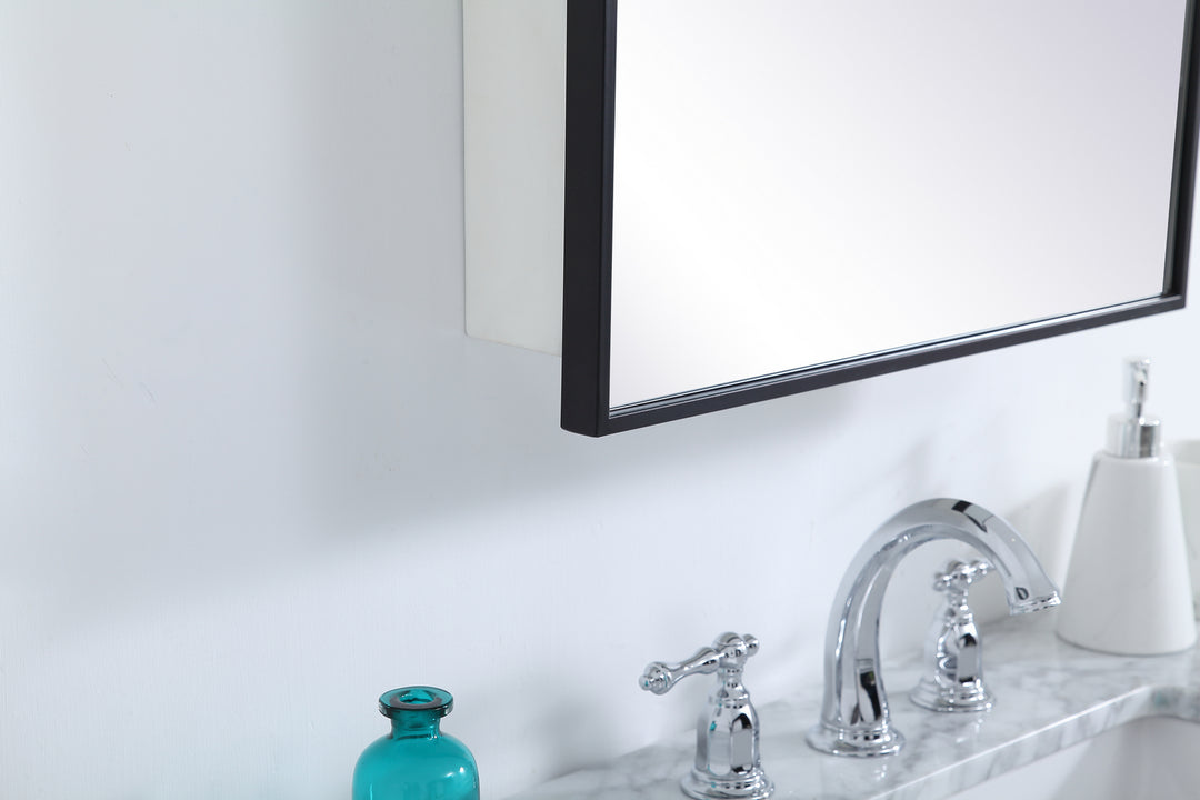 Elegant Lighting - MR572028BLK - Medicine Cabinet - Wyn - Black