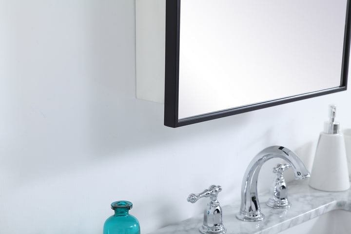 Elegant Lighting - MR572028BLK - Medicine Cabinet - Wyn - Black