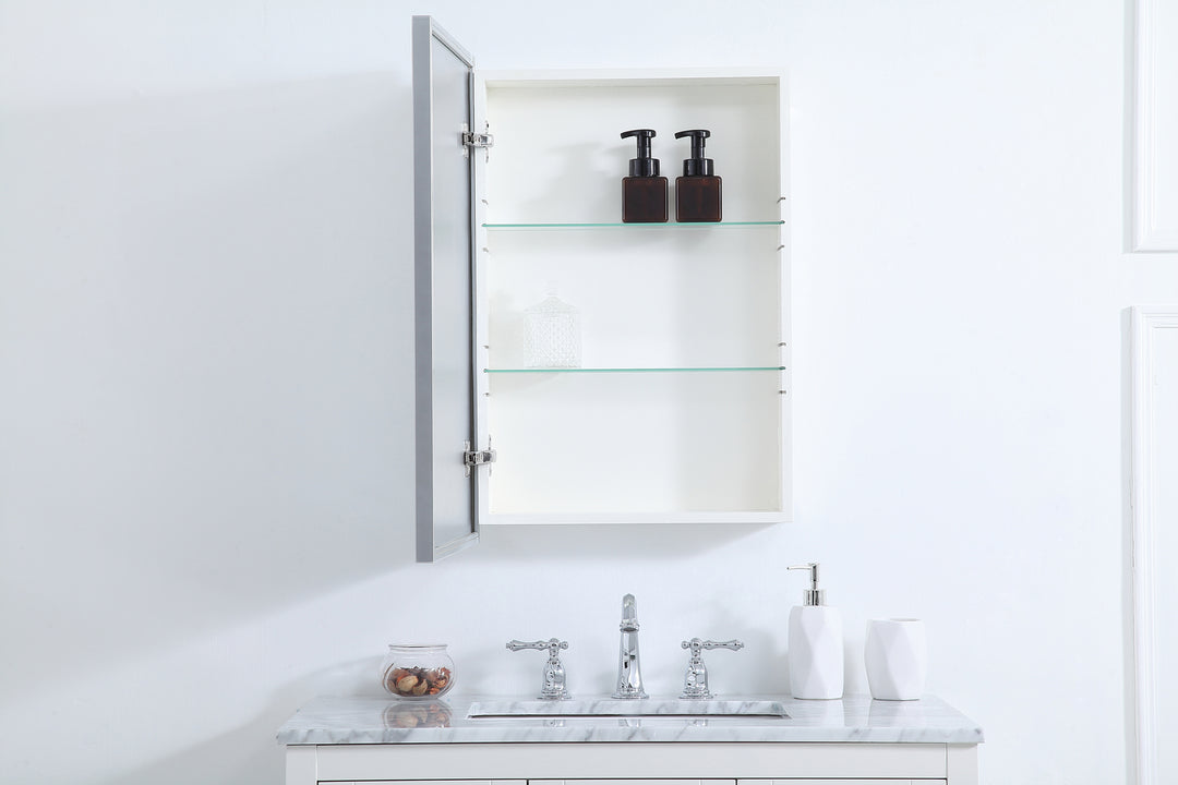 Elegant Lighting - MR572028S - Medicine Cabinet - Wyn - Silver