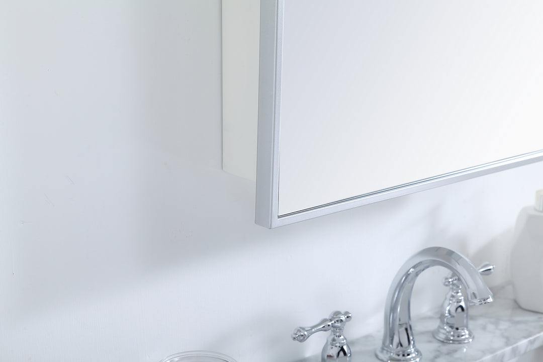 Elegant Lighting - MR572028S - Medicine Cabinet - Wyn - Silver