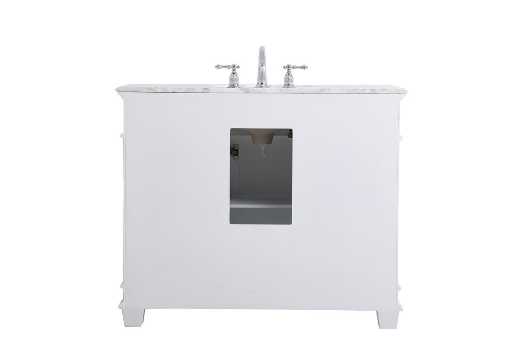 Elegant Lighting - VF50042WH - Bathroom Vanity Set - Wesley - White