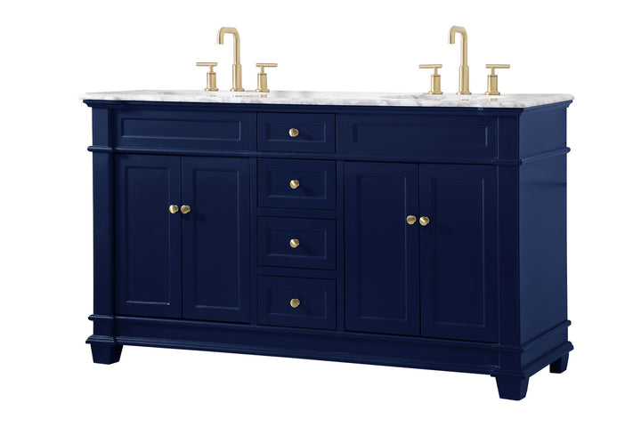 Elegant Lighting - VF50060DBL - Bathroom Vanity Set - Wesley - Blue