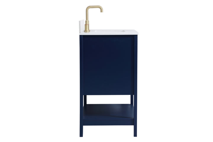 Elegant Lighting - VF16030BL-BS - Bathroom Vanity Set - Aubrey - Blue
