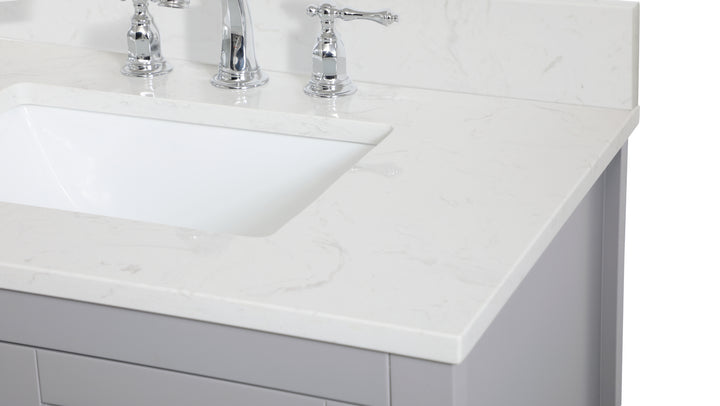 Elegant Lighting - VF16030GR-BS - Bathroom Vanity Set - Aubrey - Grey