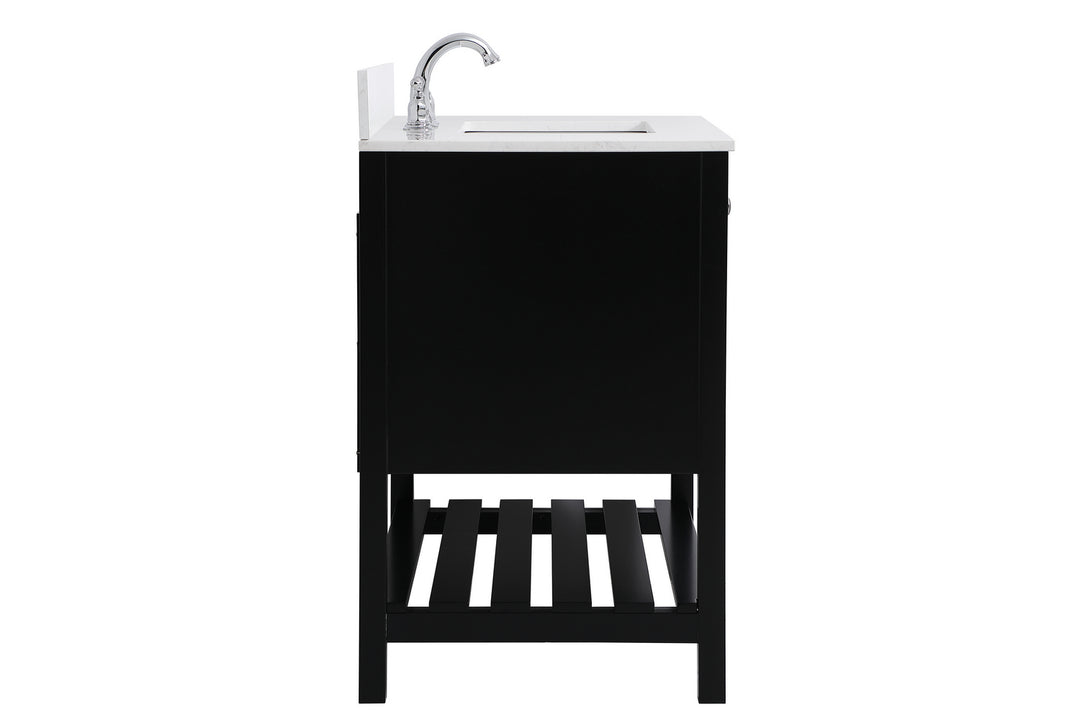 Elegant Lighting - VF16436BK-BS - Bathroom Vanity Set - Theo - Black
