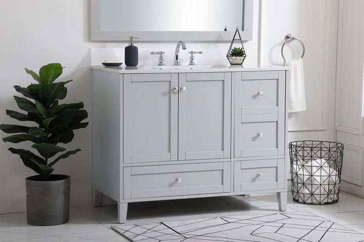 Elegant Lighting - VF18042GR-BS - Bathroom Vanity Set - sommerville - Grey