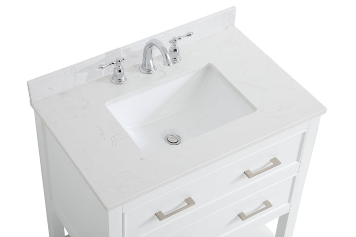 Elegant Lighting - VF19030WH-BS - Bathroom Vanity Set - Sinclaire - White
