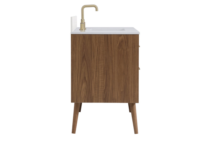 Elegant Lighting - VF41042WB-BS - Bathroom Vanity Set - Boise - Walnut Brown