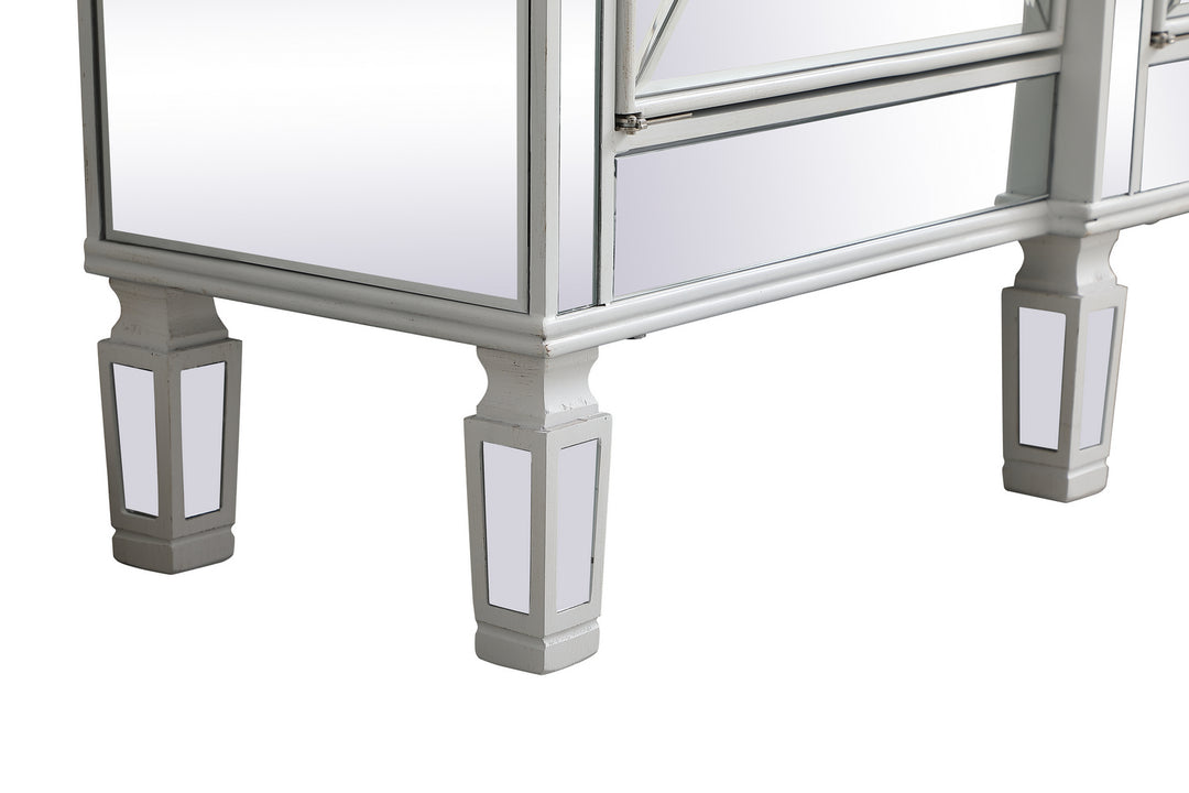 Elegant Lighting - MF6-2111AW - Credenza - Contempo - Antique White