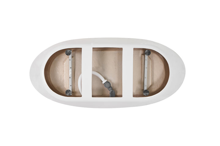 Elegant Lighting - BT10372GW - Bathtub - Ines - Glossy White