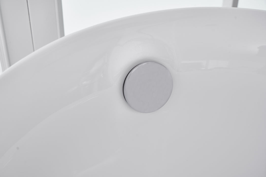 Elegant Lighting - BT10859GW - Bathtub - Chantal - Glossy White