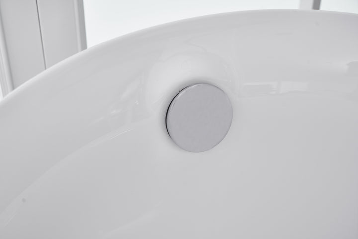 Elegant Lighting - BT10859GW - Bathtub - Chantal - Glossy White