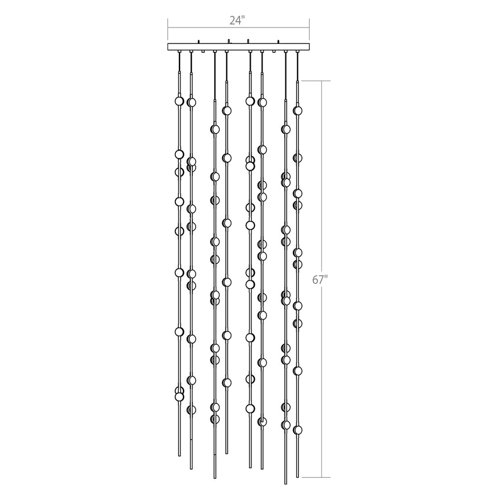 Sonneman - 2165.13W - LED Pendant - Constellation - Satin Nickel