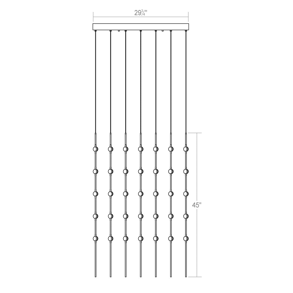 Sonneman - 2169.13C - LED Pendant - Constellation - Satin Nickel