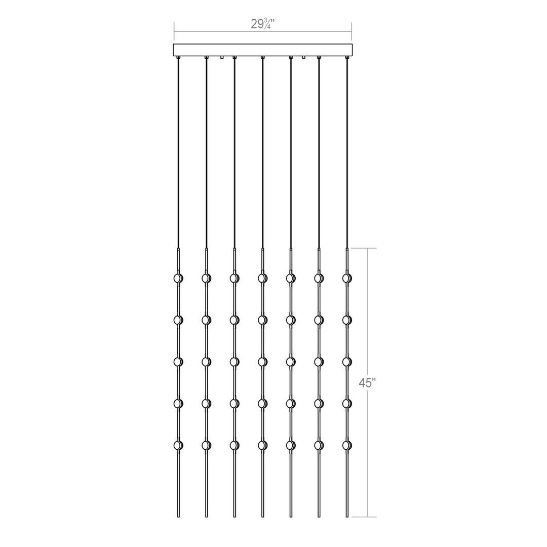 Sonneman - 2169.13C - LED Pendant - Constellation - Satin Nickel
