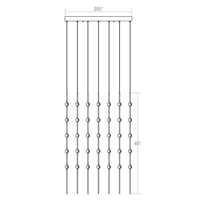 Sonneman - 2169.13C - LED Pendant - Constellation - Satin Nickel