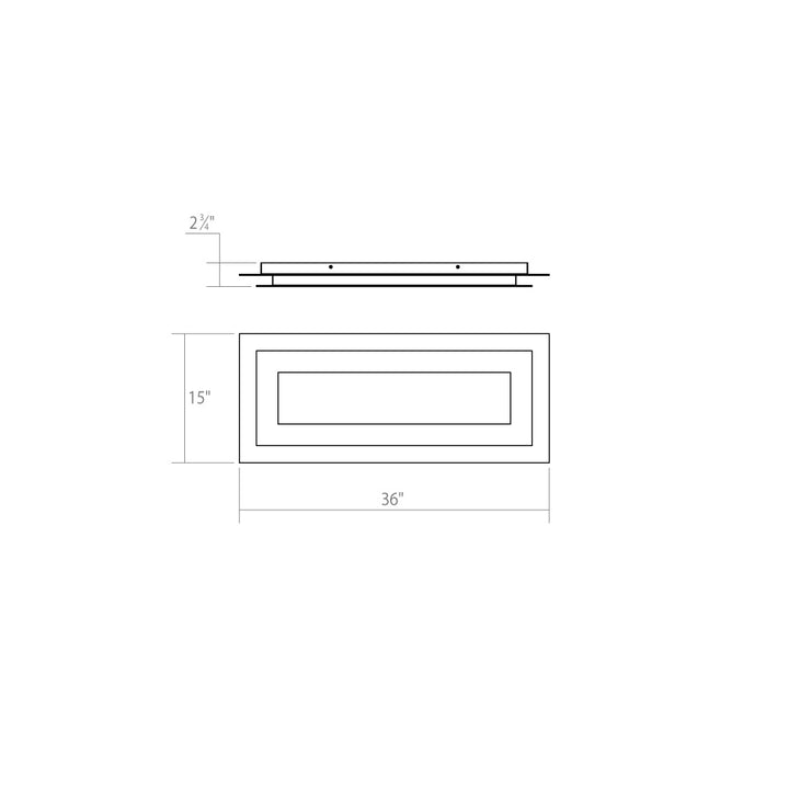 Sonneman - 2733.98 - LED Surface Mount - Offset - Textured White