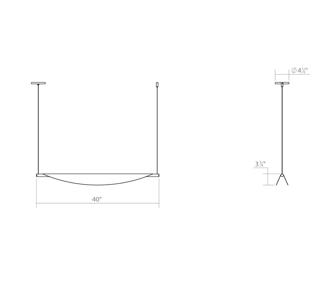 Sonneman - 3121.03 - LED Pendant - Tela - Satin White