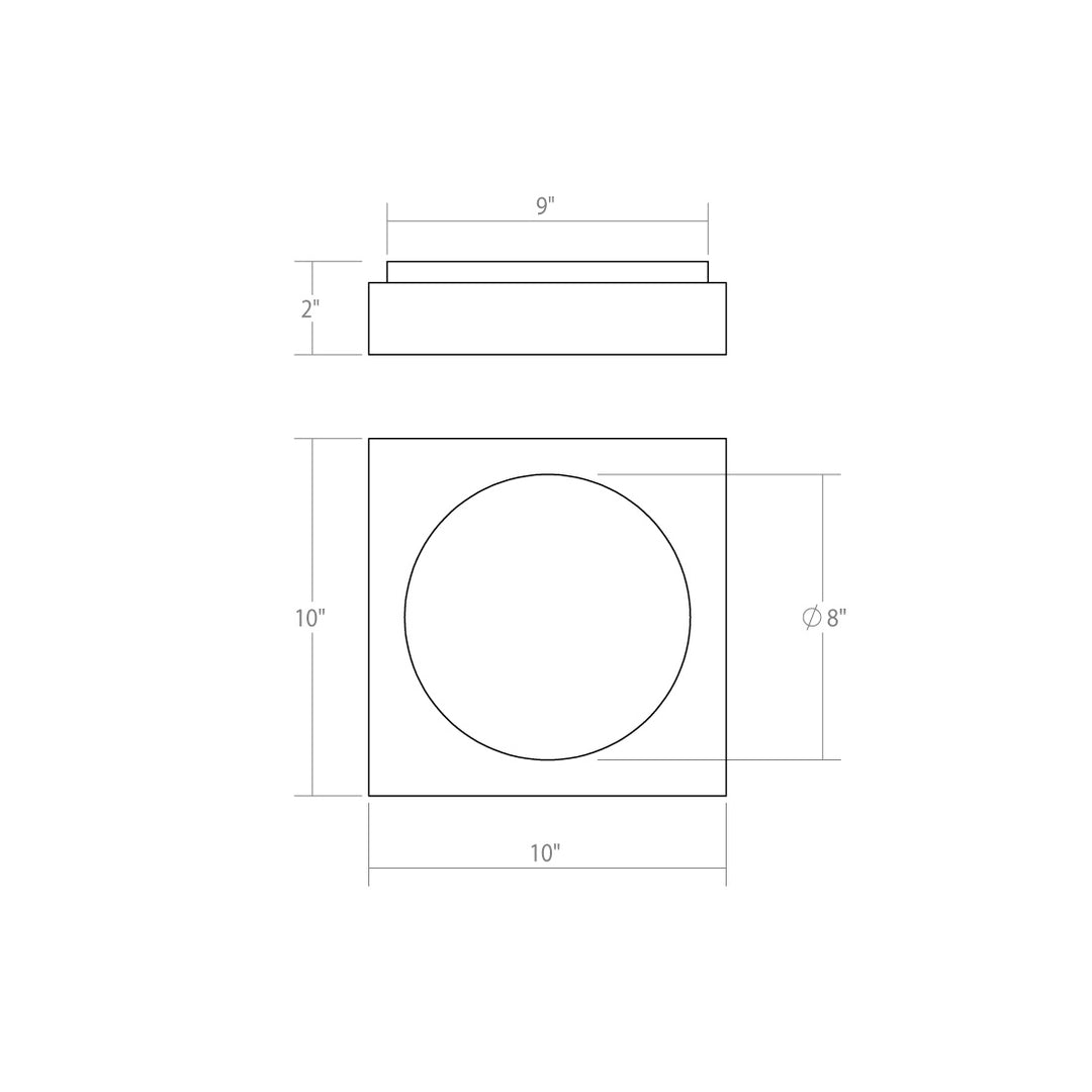 Sonneman - 3701.18 - LED Wall Sconce - Vuoto - Dove Gray