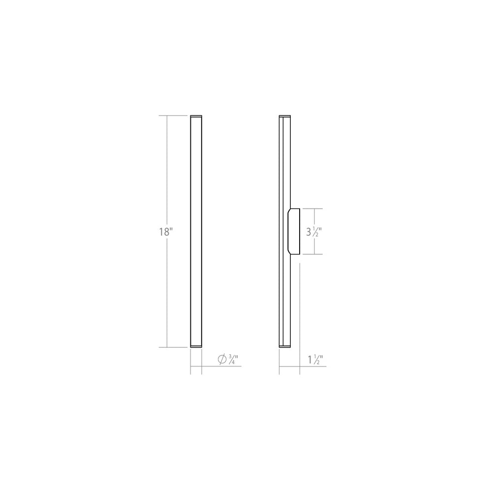Sonneman - 3771.03 - LED Bath Bar - Fino - Satin White