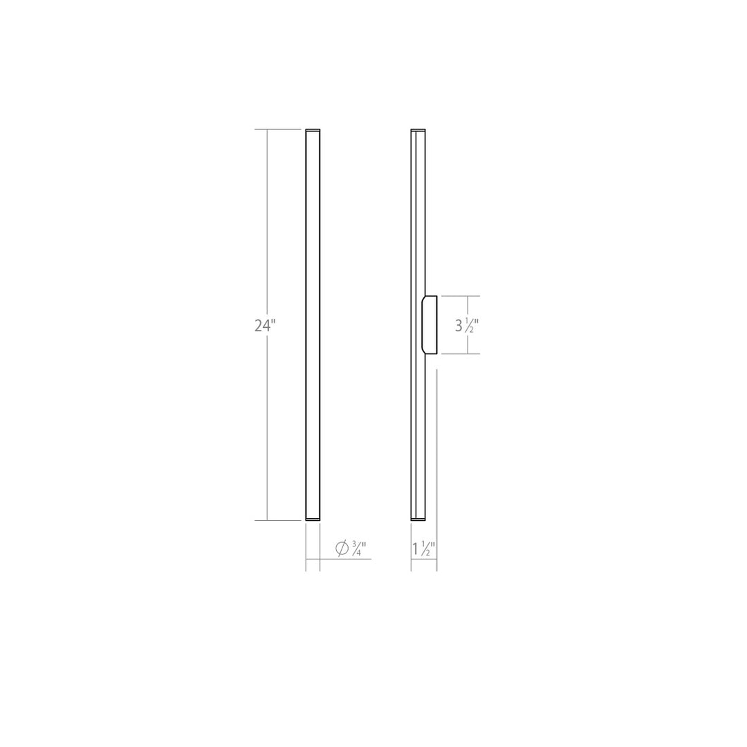 Sonneman - 3772.23 - LED Bath Bar - Fino - Satin Chrome