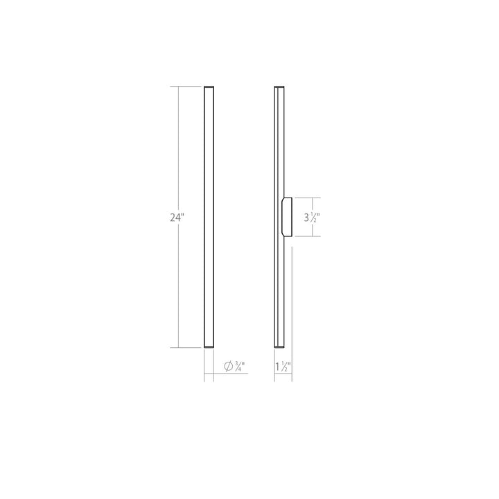 Sonneman - 3772.23 - LED Bath Bar - Fino - Satin Chrome