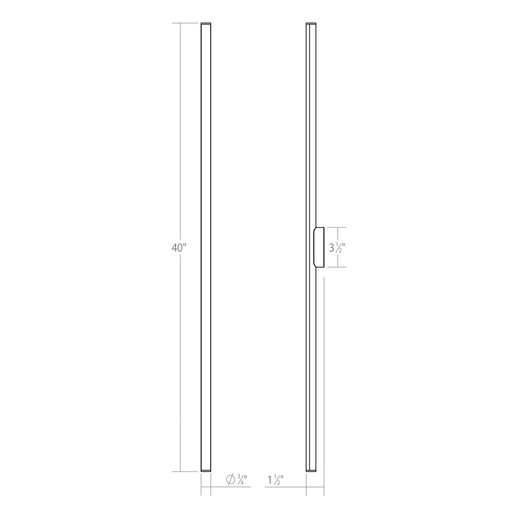 Sonneman - 3774.01 - LED Bath Bar - Fino - Polished Chrome