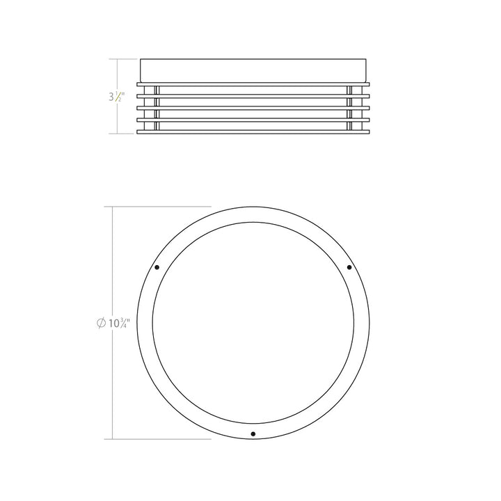 Sonneman - 7421.74 - LED Surface Mount - Marue - Textured Gray