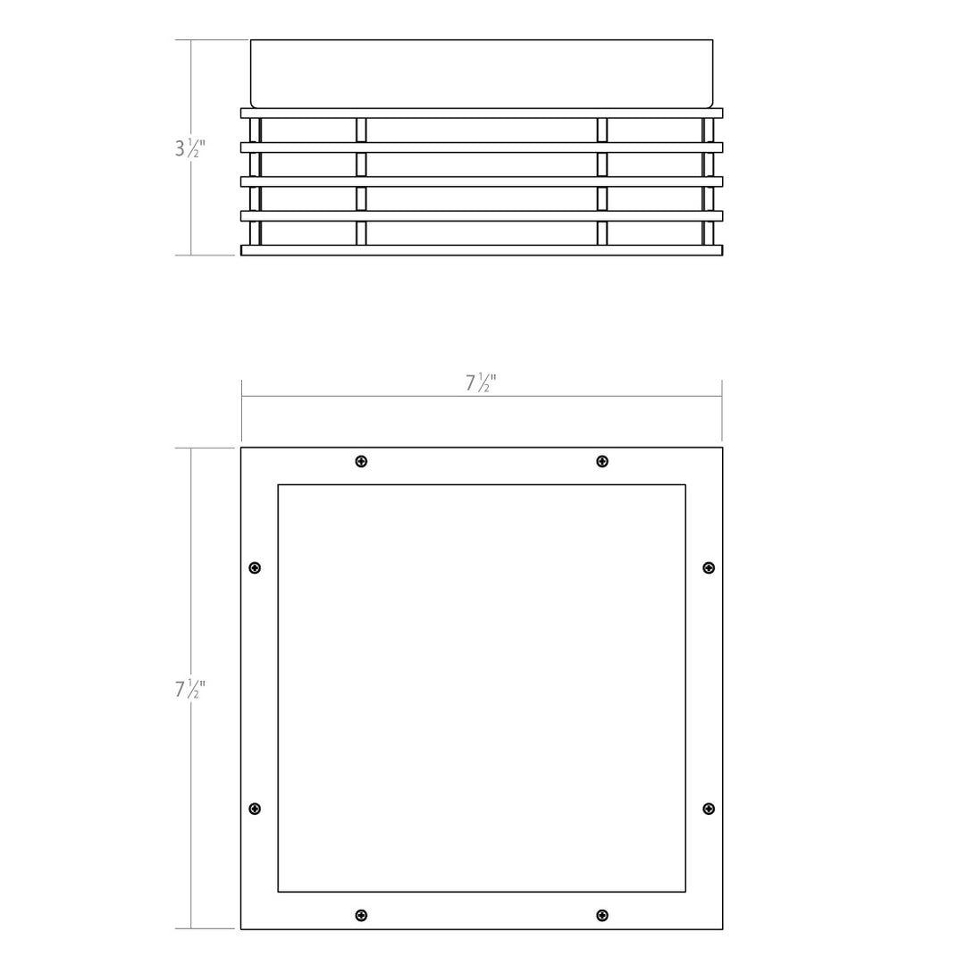 Sonneman - 7425.98 - LED Surface Mount - Marue - Textured White