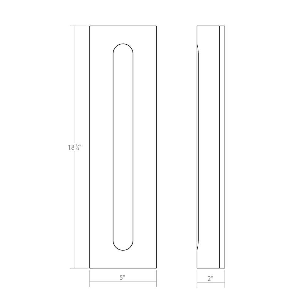Sonneman - 7440.74-WL - LED Wall Sconce - Porta - Textured Gray