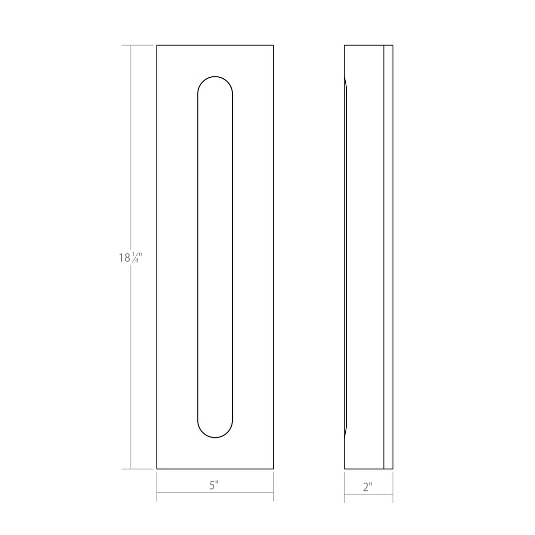 Sonneman - 7440.74-WL - LED Wall Sconce - Porta - Textured Gray