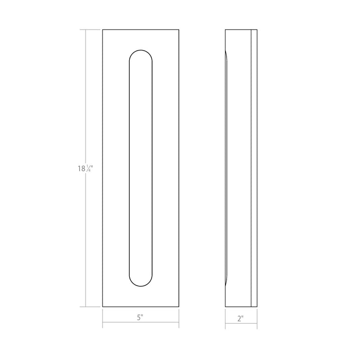 Sonneman - 7440.74-WL - LED Wall Sconce - Porta - Textured Gray