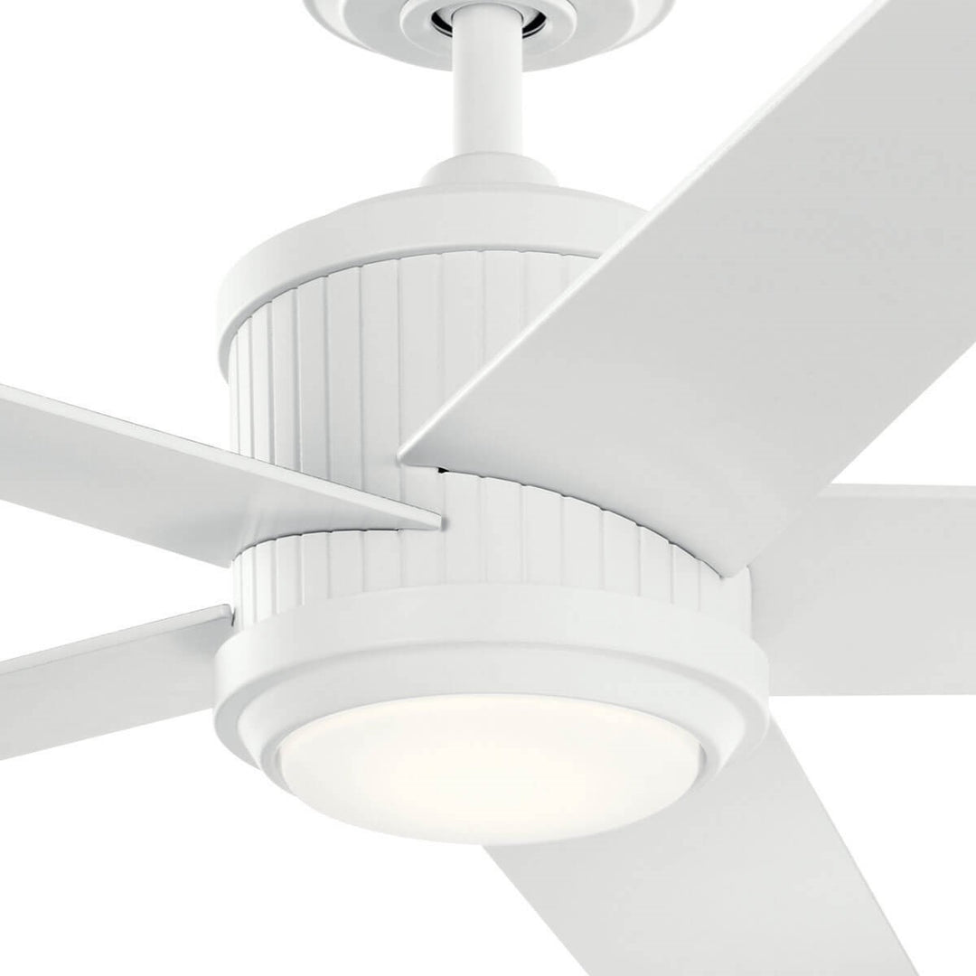 Kichler Canada - 300044MWH - 56"Ceiling Fan - Brahm - Matte White