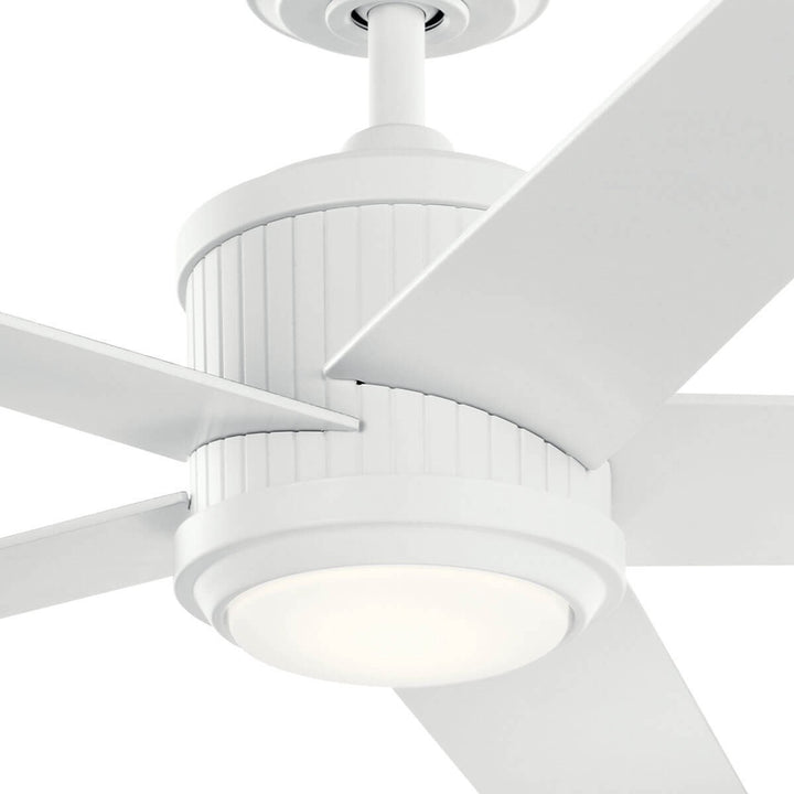 Kichler Canada - 300044MWH - 56"Ceiling Fan - Brahm - Matte White