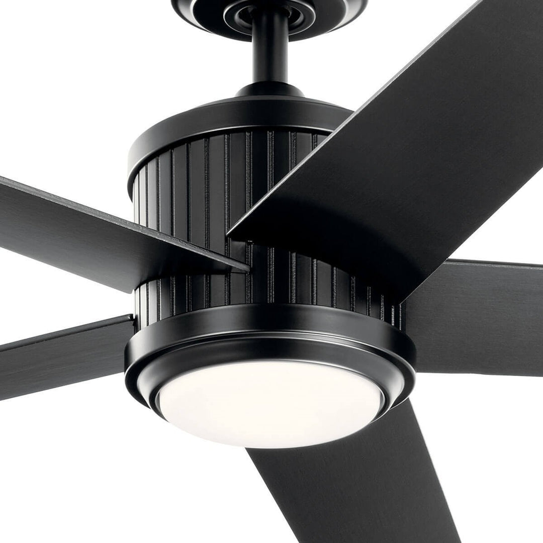 Kichler Canada - 300044SBK - 56"Ceiling Fan - Brahm - Satin Black