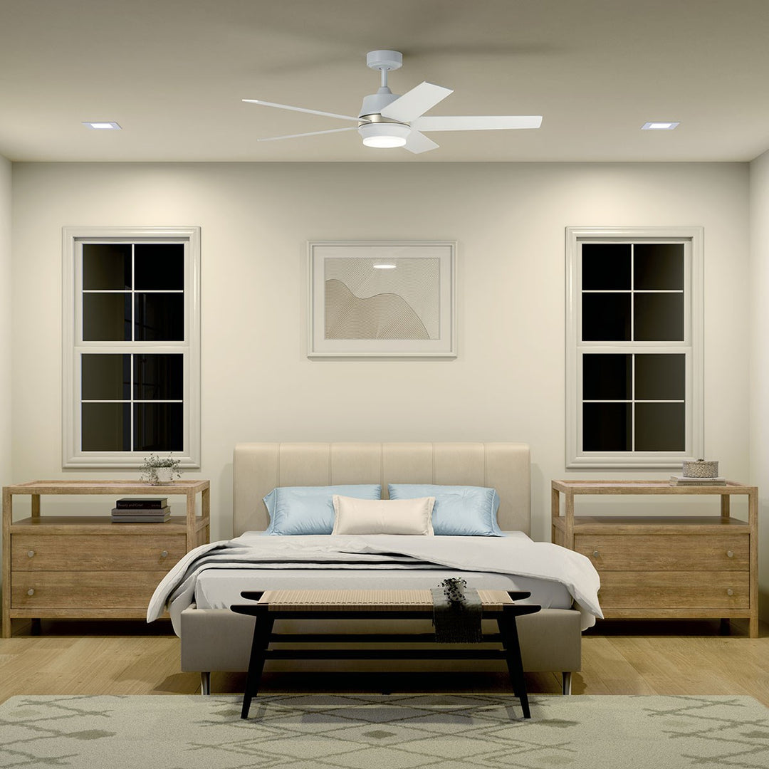 Kichler Canada - 300059MWH - 52"Ceiling Fan - Maeve - Matte White