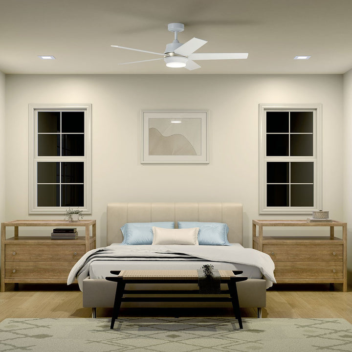 Kichler Canada - 300059MWH - 52"Ceiling Fan - Maeve - Matte White
