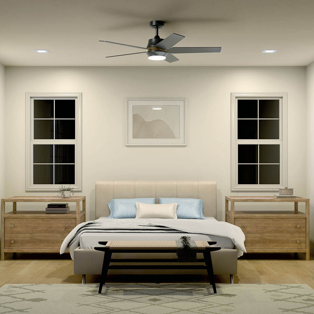 Kichler Canada - 300059SBK - 52"Ceiling Fan - Maeve - Satin Black
