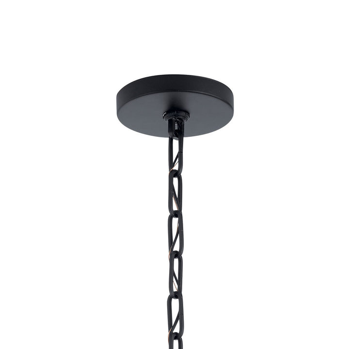 Kichler Canada - 43498BK - Four Light Pendant - Abbotswell - Black
