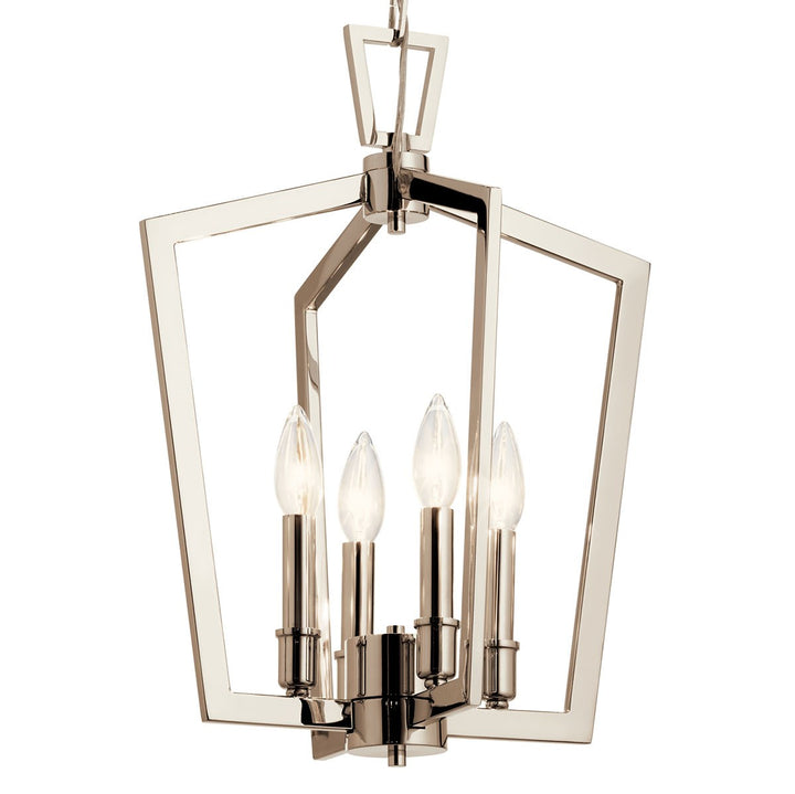 Kichler Canada - 43498PN - Four Light Pendant - Abbotswell - Polished Nickel