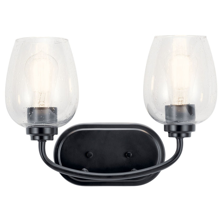 Kichler Canada - 45128BKCS - Two Light Bath - Valserrano - Black