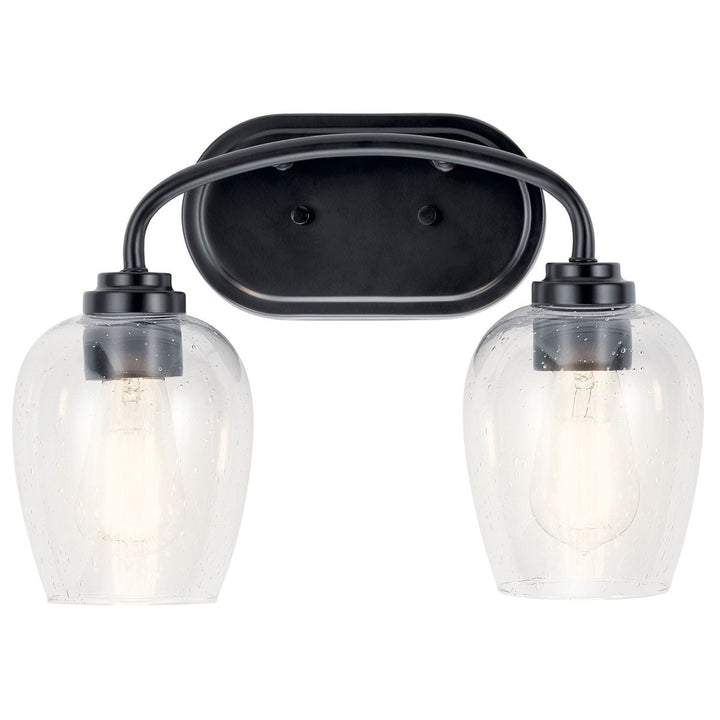 Kichler Canada - 45128BKCS - Two Light Bath - Valserrano - Black