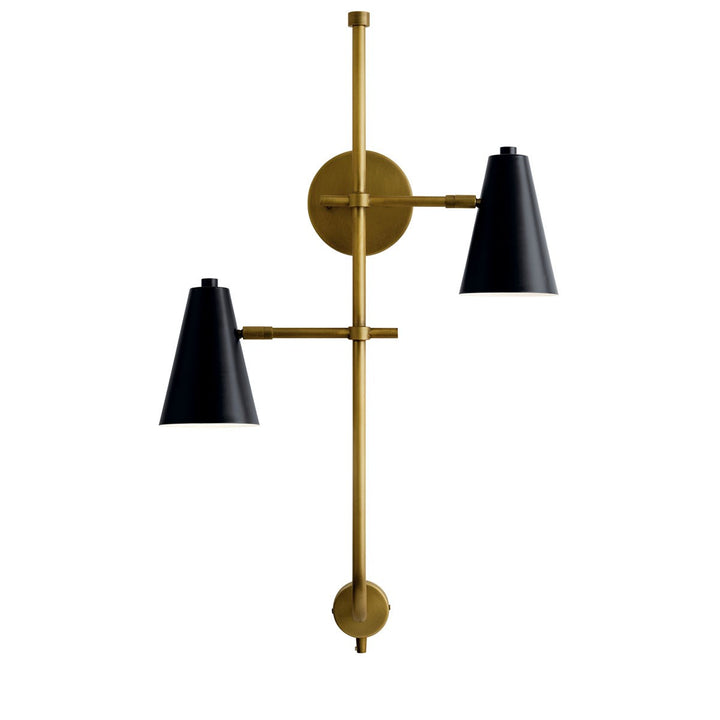 Kichler Canada - 52174BK - Two Light Wall Sconce - Sylvia - Black