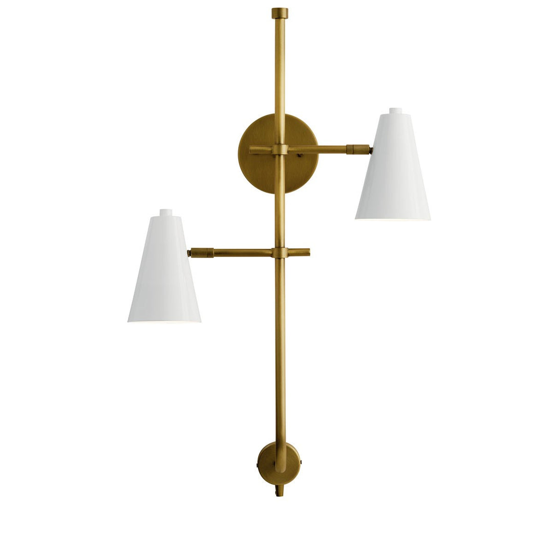 Kichler Canada - 52174WH - Two Light Wall Sconce - Sylvia - White