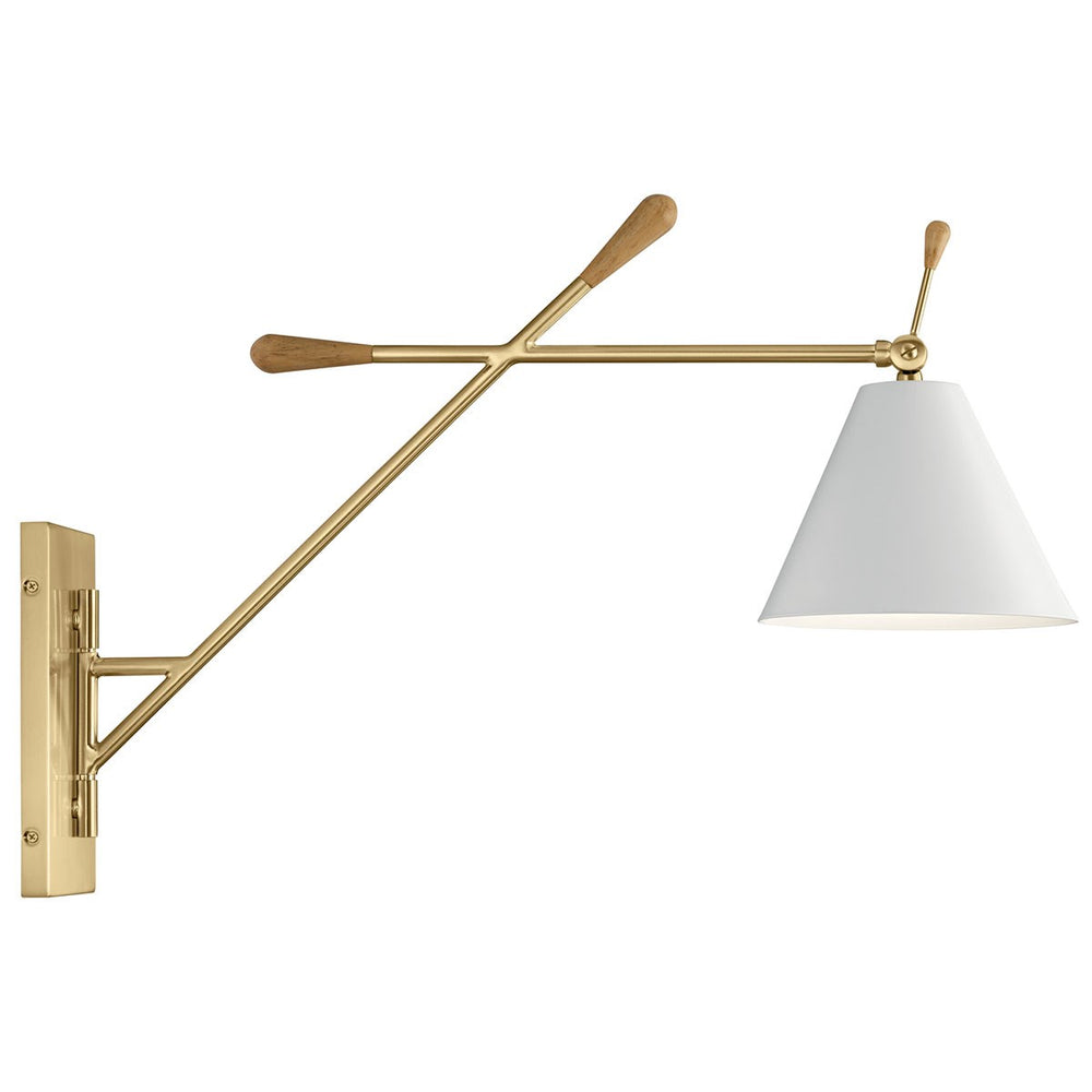 Kichler Canada - 52339CG - One Light Wall Sconce - Finnick - Champagne Gold